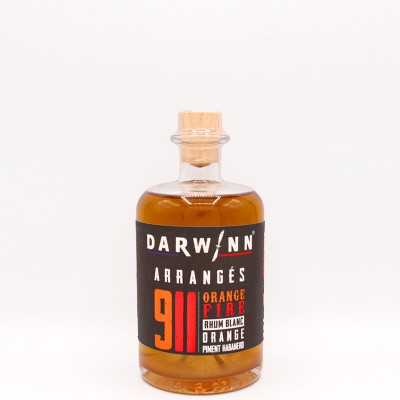 Darwinn Rhums "Arranges Orange Fire No.911" Rhum Blanc Orange Piment Habanero 50cl