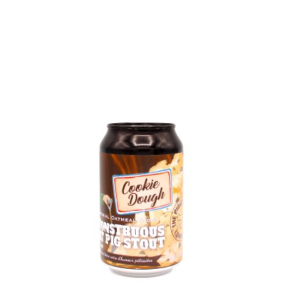 The Piggy Brewing Company "Monstruous Fat Piggy Stout Cookie Dough" Imperial Oatmeal Stout Bière 33cl